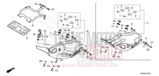 SKID PLATE CRF1100D4M de 2021